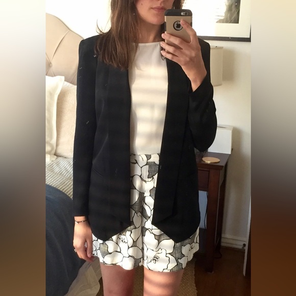 Rebecca Minkoff Becky Silk Blazer - Picture 11 of 11